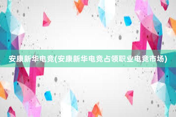 安康新华电竞(安康新华电竞占领职业电竞市场)