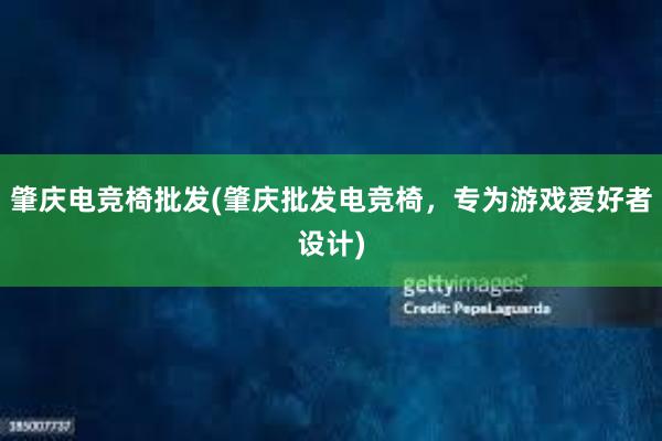 肇庆电竞椅批发(肇庆批发电竞椅，专为游戏爱好者设计)