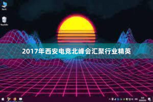 2017年西安电竞北峰会汇聚行业精英